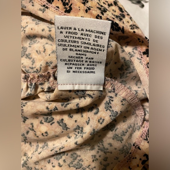 BNWT Eclair Long Sleeve Floral Mock Neck Blouse - Picture 5 of 8